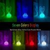 Creative trophy 3D night light, USB touch 7-color gradient ambient light, bedroom desktop decoration light, gift light