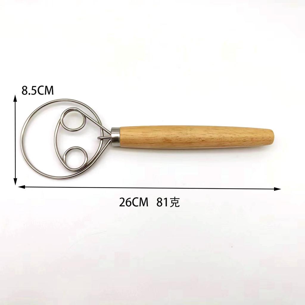 Ergonomic Handheld Egg Whisk for Kitchen Baking Multi Function Dough and Sauce Mixing Tool for Home Restaurants and Bakeries