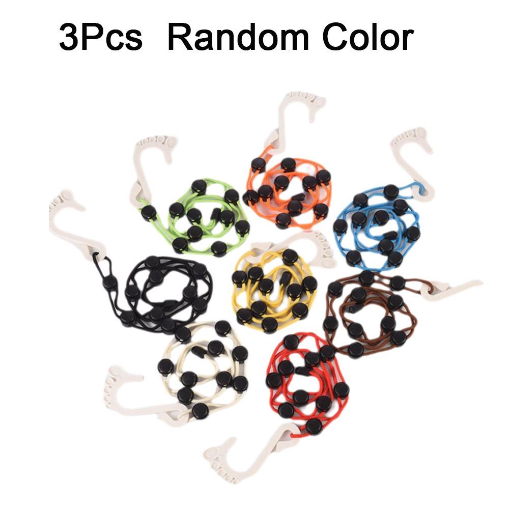 3Pcs Plastic Sock Lanyard Large Capacity Sock Hanger Multifunctional Sock Drying Device  Laundry