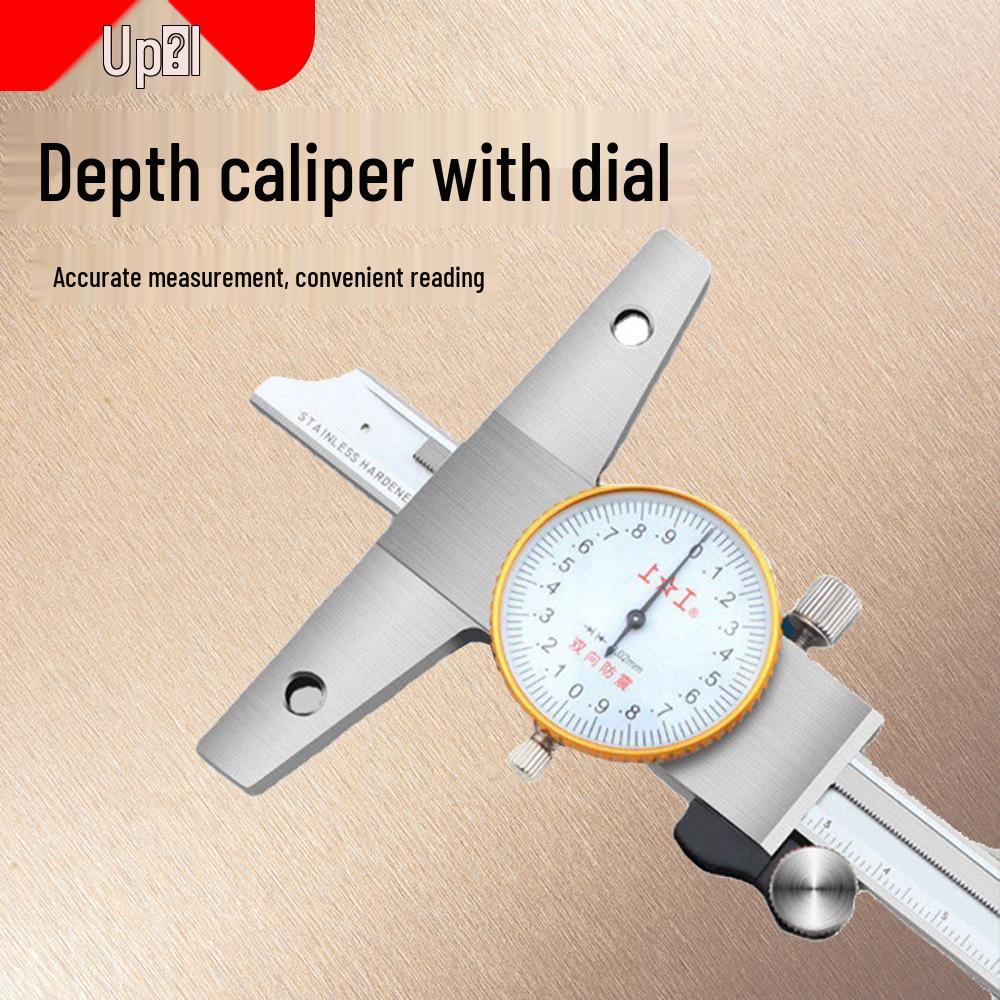 High-Precision Stainless Steel Dial Caliper 0-200mm, 0.02mm Accuracy