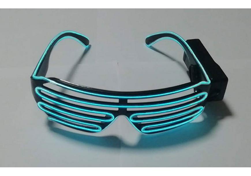 LED Party Blinds: Flashing Music Glasses for Clubbing and Atmosphere