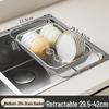 304 Stainless Steel Telescopic Sink Dish Drainer