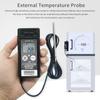 Bluetooth USB Temperature Data Logger with External Temperature Probe Cryogenic Data Recorder PDF CSV Report for Cold Chain