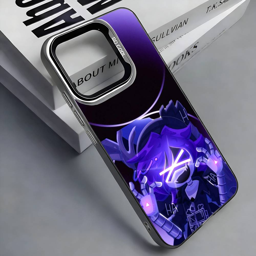 M-Murder D-Drones U-UZI Phone Case For iPhone 17, 16,15,14,13,12,11 Plus,Pro Max, Colorful Silver Funda Cover