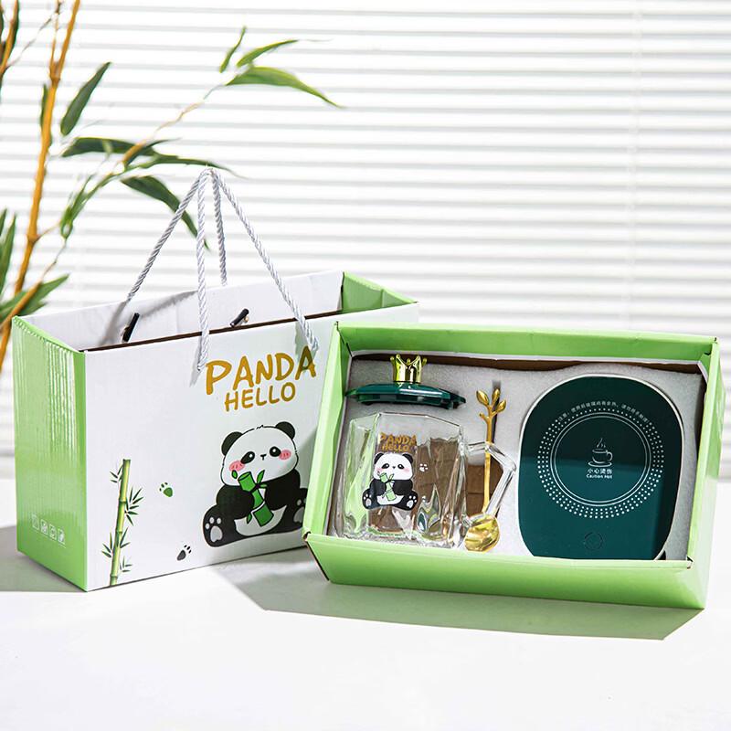 

OLOEY Panda Bear Ceramic Water Cup Gift Set