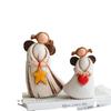 Christmas Love Angel Girl Rural Pastoral Resin Statue Christmas Decoration Table Decoration Wedding Celebration Gift