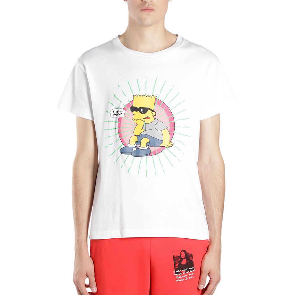 OFF WHITE Bart Brillen T-shirt OMAA036S191850030188
