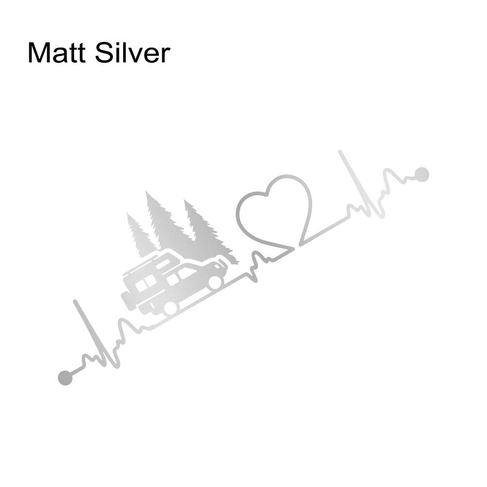 Car Window Side Sticker Fit Pickup Truck Camper Graphics Heartbeat Trees Decor Decal Vinyl Film Cover Auto Tuning Accessories