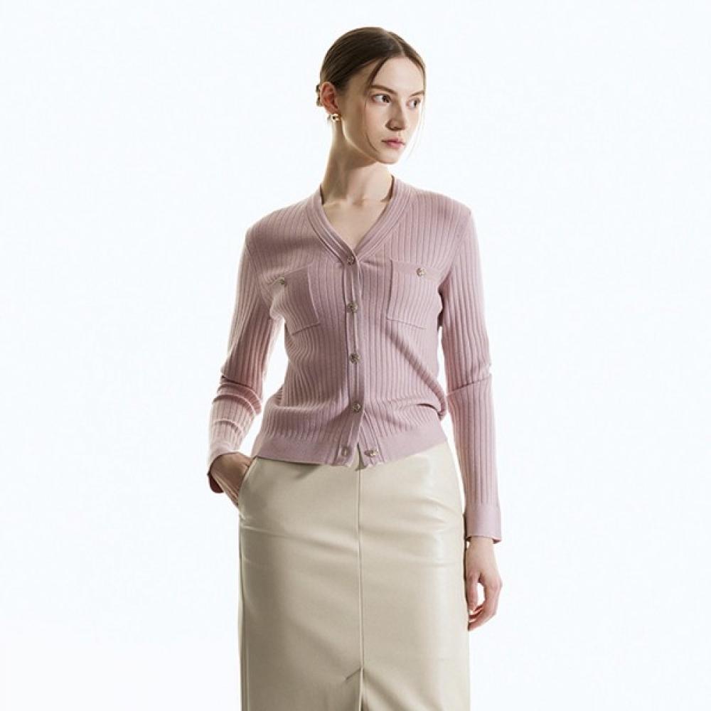

She S miSS V Neck Button Knit Cardigan SSkcdn32010 wines/55
