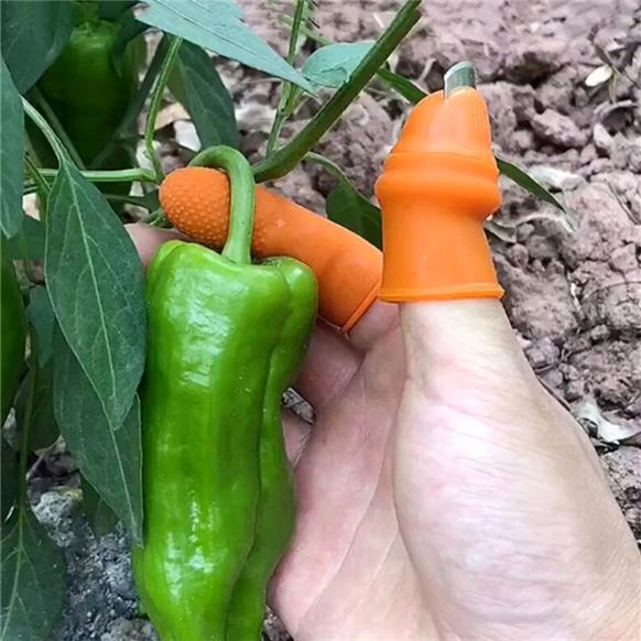 Silicone Thumb Knife Finger Protector Vegetable Mini Knife Plant Scissors