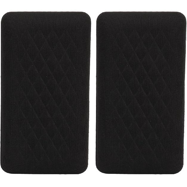 Car Knee Rest Pad, Car Center Console Cushion, 2pcs Car Leg Pads Sponge Soft Universal Automobile Center Console Knee Elbow Pad Cushion Black