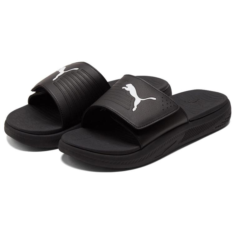 New PUMA Softride Slide 'Black White' 382112-01