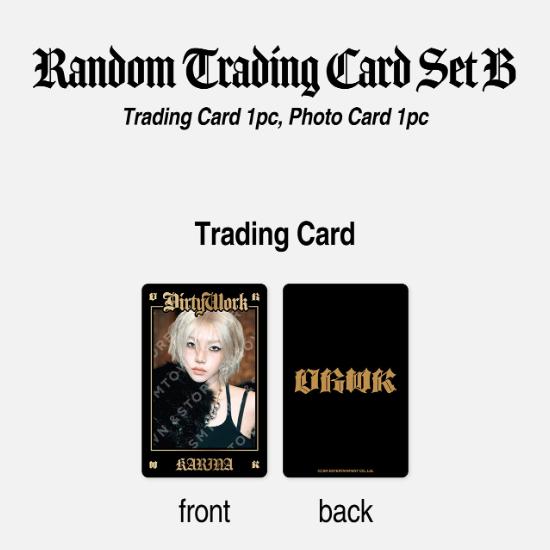 aespa Dirty Work Random Trading Card