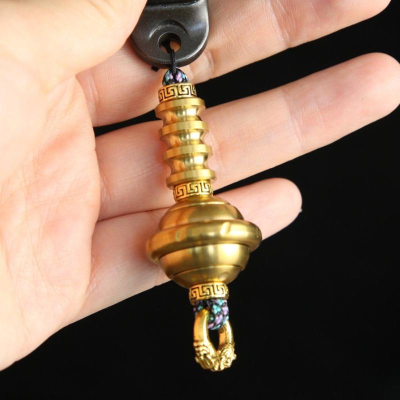 Topmix Black Ufo Spinner Knife Umbrella Rope Pendant Edc Mini Fidget Spinner Spinning Top Tip Stress Relief Toy Relieve Anxiety Decompression