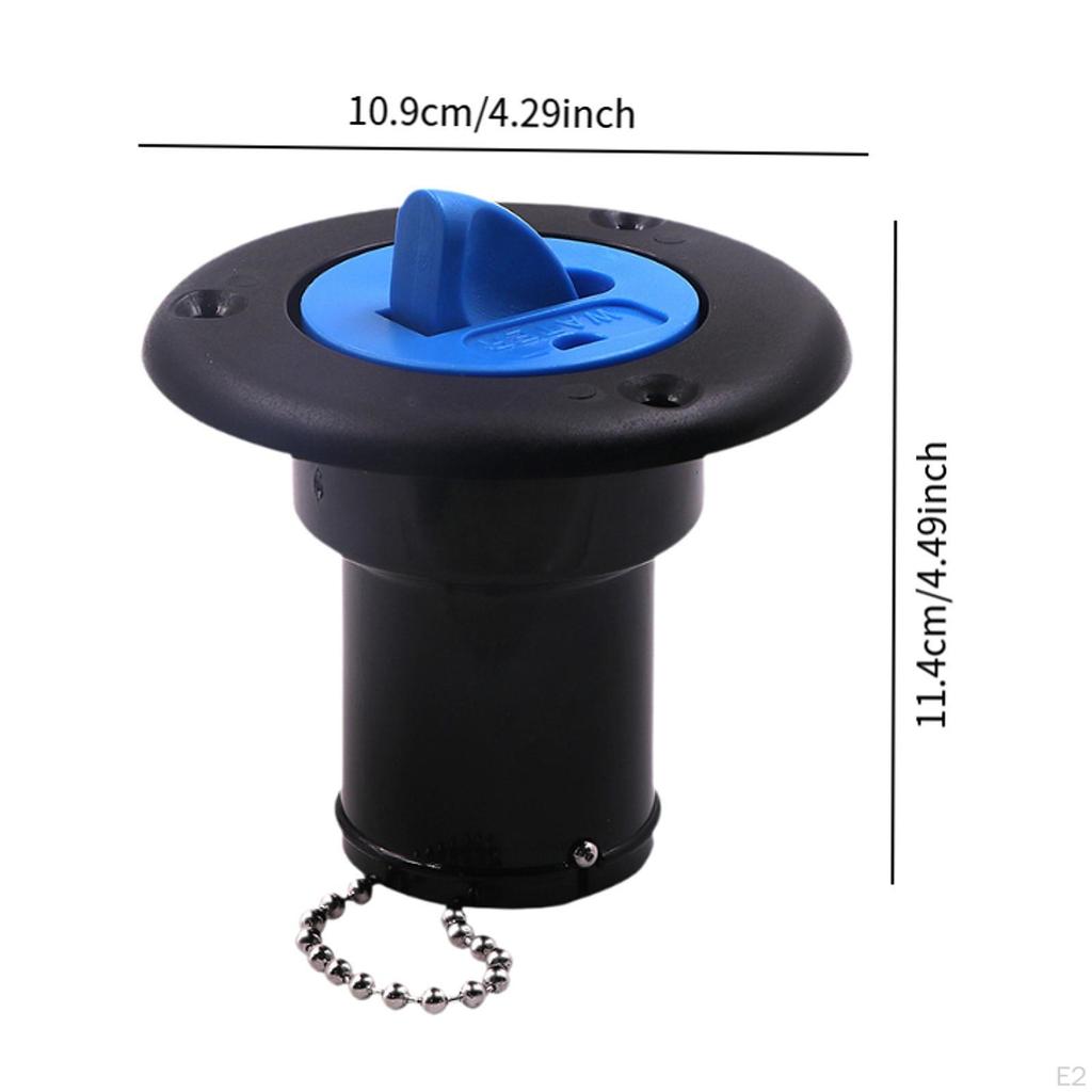 Boat Deck Fill Port RV Water Inlet Easy Installation Filling Replacement Fittings