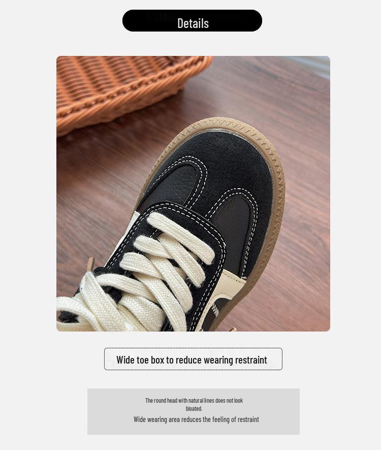 Lente 2025 Trendy Sneakers & Veelzijdige Canvas & Leren Schoenen met Zachte Zool voor Kinderen