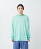 Summer Wool Stripe Long Sleeve for Men and Light Size M [Snow Peak] T-Shirt CS-26SU006 Long-sleeved T-shirt Women, Green,