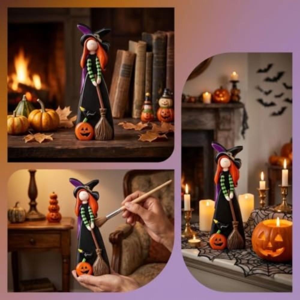Tabletop Fall Decor Set Vintage Style Halloween Table Decorations  Fall Season