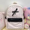 Schoolbag atmosphere Japanese schoolbag design college girl cute polka dot backpack junior high school new lace backpack women