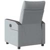 Relax Chair Light Grey Fabric