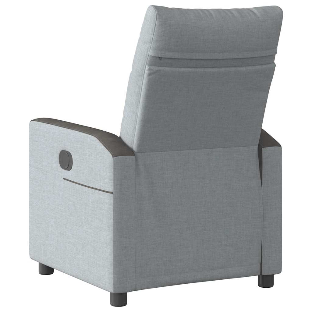 Relax Chair Light Grey Fabric