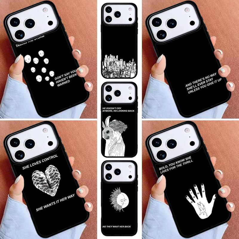She Loves Control Lyrics Phone Case for iPhone 17ProMax 12 13 14 15 16e 17 Pro Max Plus Air Cover