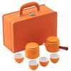 Portable Kung Fu Travel Set One Pot Four Cups Tea Canister Business Gift Souvenir