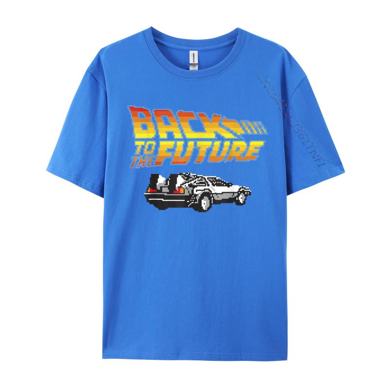 Unisex Clothing 8bit Delorean Tshirts Newest Top Tshirt Cotton Tops Tees For Unisex Tops Tees Normal T Shirts Comfortable