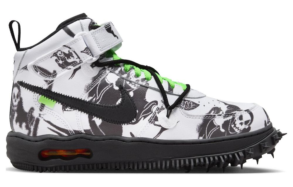 Nike X Off White Air Force 1 Mid 'Grim Reaper' DR0500-102