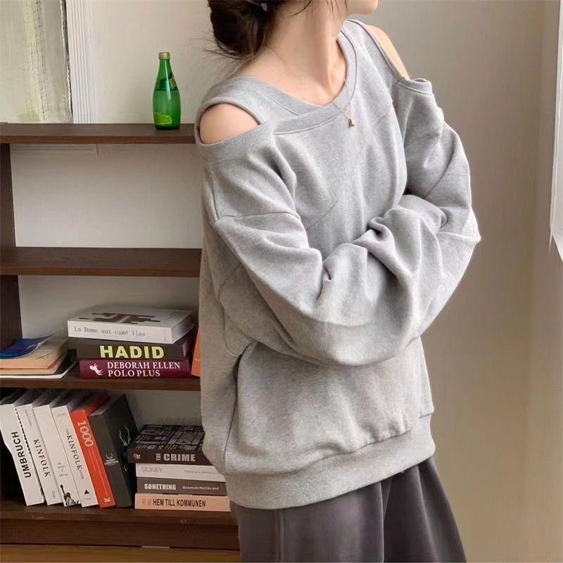 Women T-Shirts Black Clothes Female Tops Loose Simple Cheap Tees Stylish One Piece Wholesale Spring and Autumn O Tshirts
