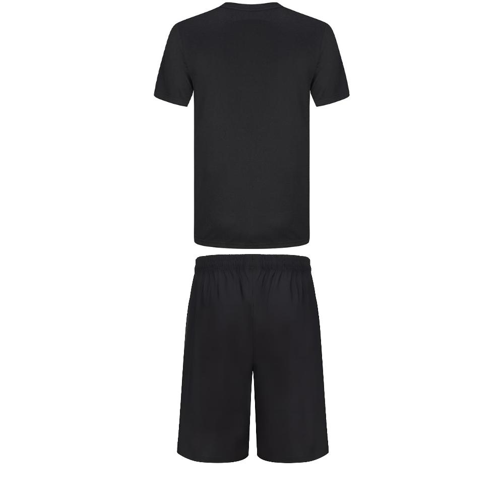 Adidas Taekwondo Breathable Round Neck Pullover Simple Short Sleeve T-Shirt Fashion Lace-Up Shorts Casual Sports Suit ADICLTS24CTKP-BG+S21ATMSH3T-BW