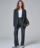MALOUPE 2115 Stretch Semi-Wide Pants (Dark Gray)