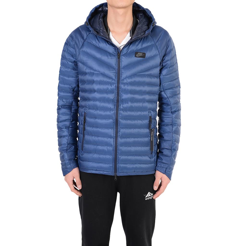 Nike Sports Life Collection Down Jackets Men's Royal Blue Hooded Moderate Other 943373-423