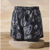 Mens Quick-Dry Swim Trunks With Inner Brief Support Loose Fit Athletic Board Shorts Swimming Beach Surfing