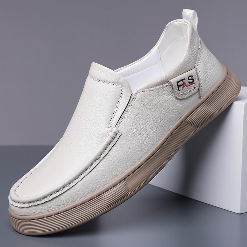 Quality Soft and Comfortable Travel Casual Shoes Branded Men's Low Top Business Leather Shoes Fashionable and Breathable Loafers