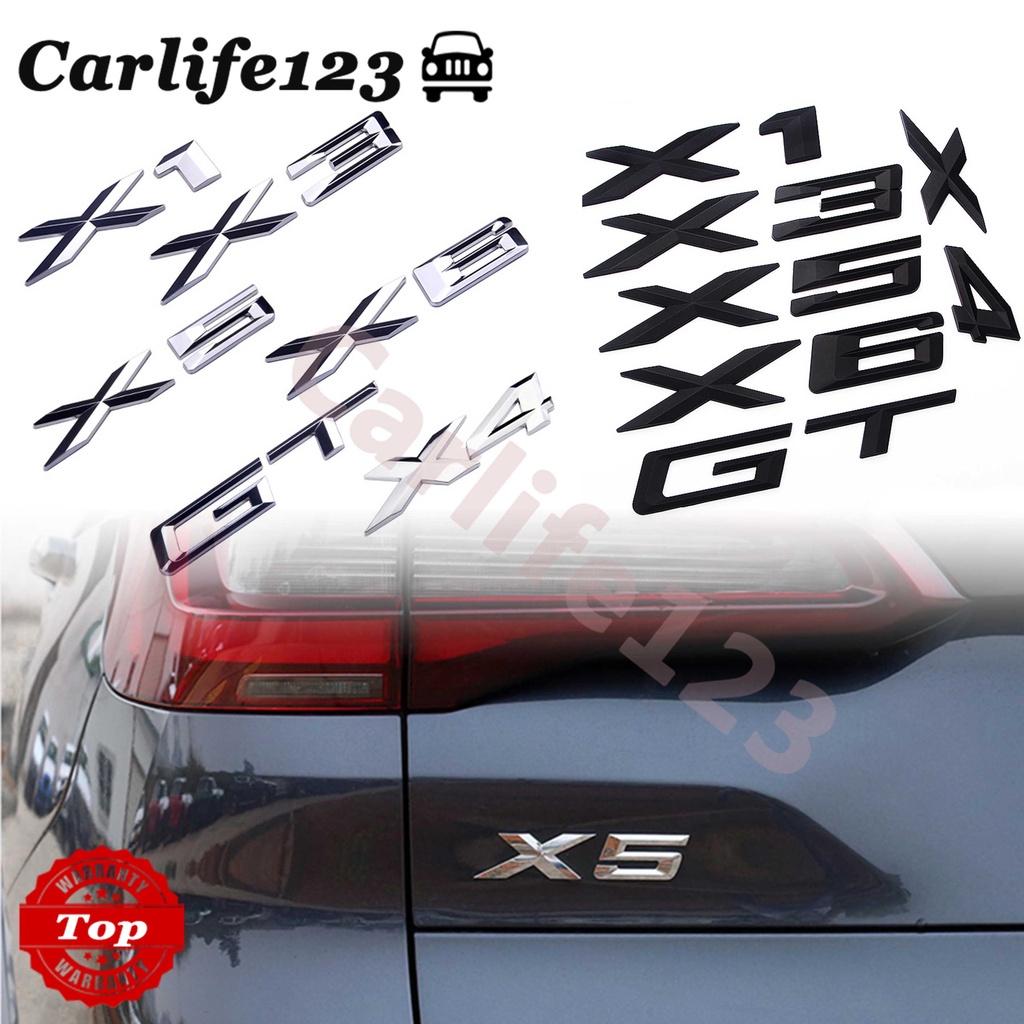 For  Emblem Badge X1 X3 X4 X5 X6 GT Logo Car Rear Tail Sticker