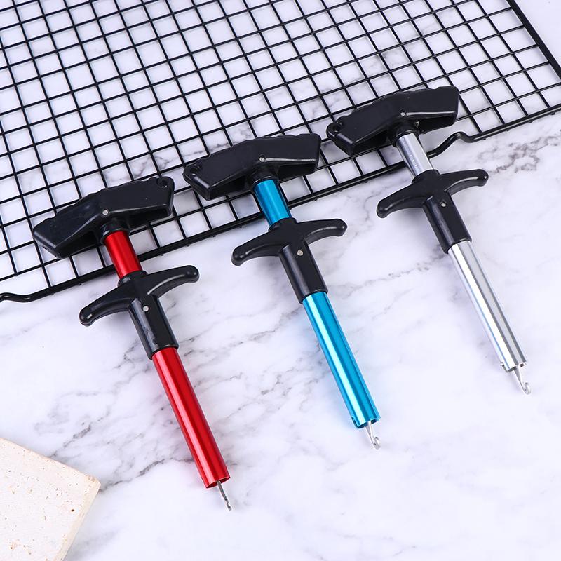 1PC Fishing Hook Remover Aluminum Tube Ergonomic Design Detacher Tool for Safe Efficient Lure Release Angling