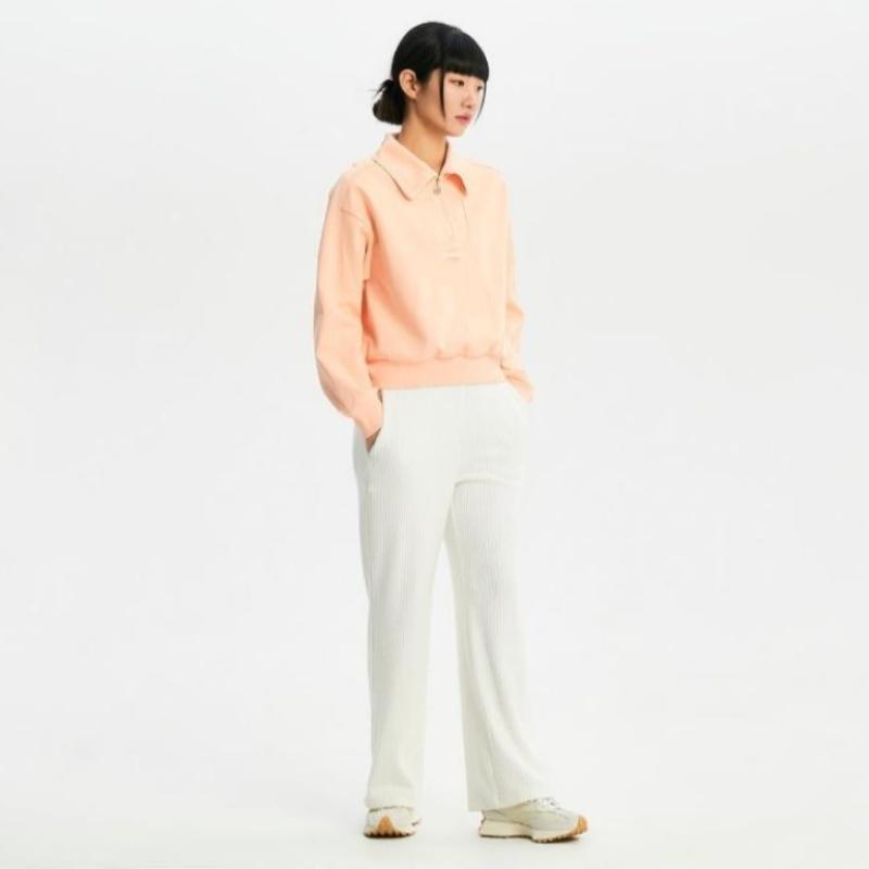 New Balance W Signature Semi Crop Half Zip Up sWeatshirt nbnce1W212 81  3010309