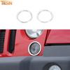 Light Turn Signal Lamp Frame Ring Trim Bezels for Jeep Wrangler JK 2007+ Chrome