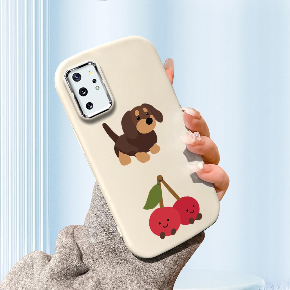 Solid Color Silver Edge Lens Fatty Case Miękka TPU Płynna silikonowa obudowa Odporna na wstrząsy obudowa telefonu do Xiaomi Redmi Samsung