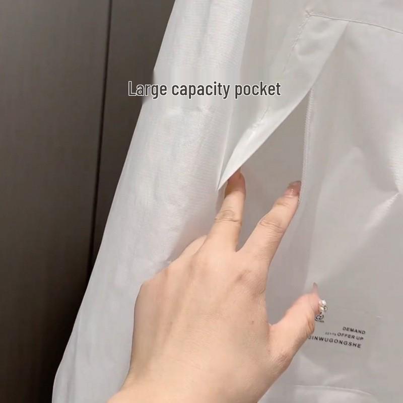 2025 Summer Unisex Breathable Hooded Jacket - Casual, Lightweight Outdoor Sunscreen Outerwear