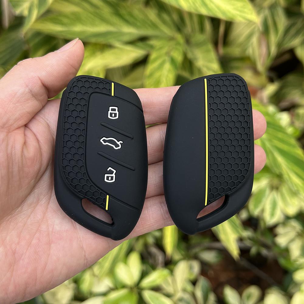 Rubber Key Case for MG 4 2023 Mg4 Ev MG HS GT ZS EV ZX MG5 MG6 Roewe RX3 RX5 RX8 ERX5 I6 I5 Silicone Car Remote Protector Cover