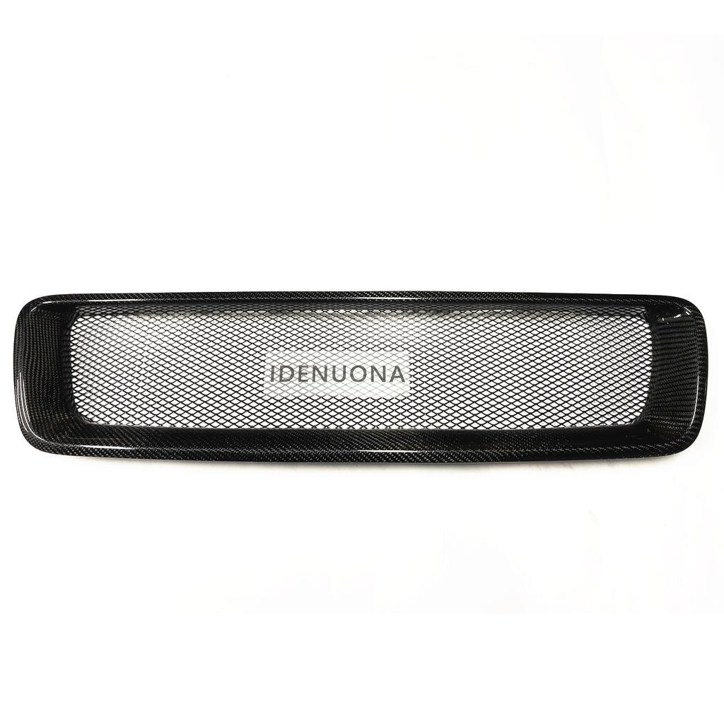 For Volvo Front Grille For Volvo C30 2007-2008 2009 Real Carbon Fiber/Fiberglass Car Upper Bumper Hood Mesh Body Kit Grid Racing