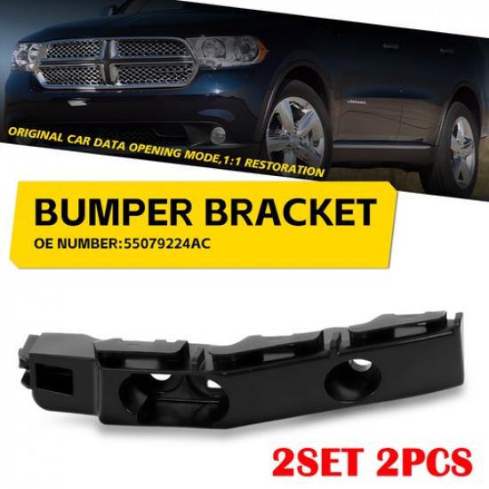 2X For 2011 2012 2013 Dodge Durango Front Right Passenger Bumper Support Bracket