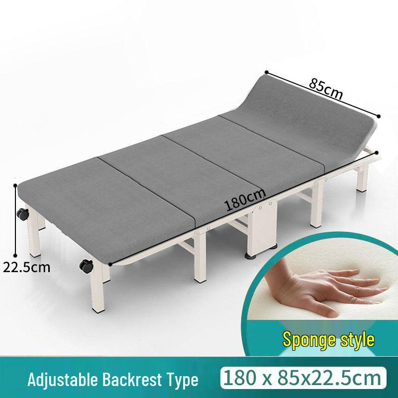Portable Folding Bed & Mat for Office Lunch Breaks - Convertible, Single-Use, Sit or Lie Down Option