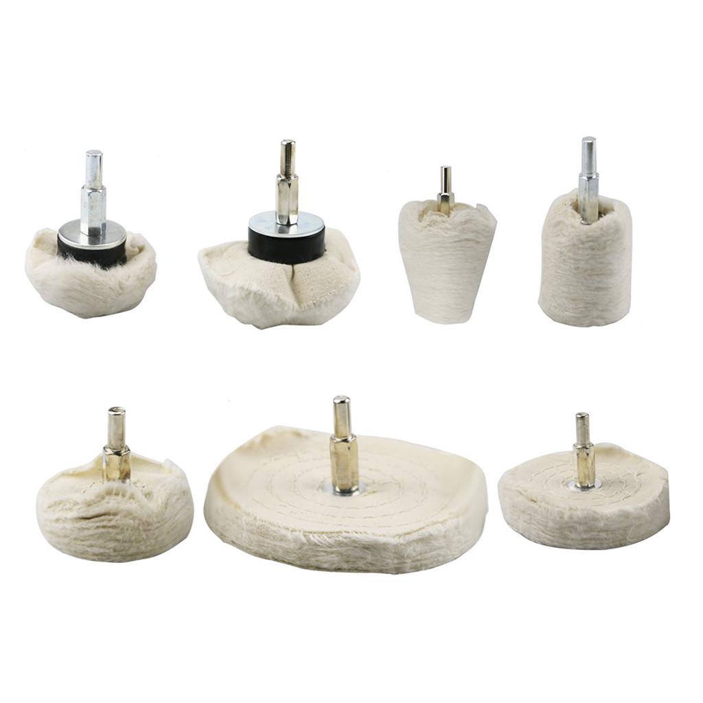 

Полировальный диск 7 шт. для полировщика и электрическая отвертка для полировки колес белый