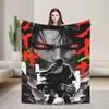 Attacks On Titans Anime Blanket Quality Soft  Throw Blanket Winter Camping Bedroom Funny Bedspread