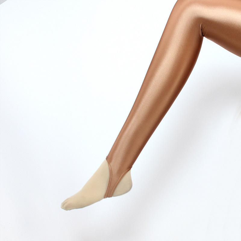 

Блестящий эластичный купальник для художественной гимнастики и леггинсы со штрипками Open Crotch M