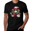 Moonlit Kitsune Shrine Teacup T-shirt Funny T Shirts Cotton Mens Graphic T Shirts Man T Shirt Cotton High Quality T-shirt