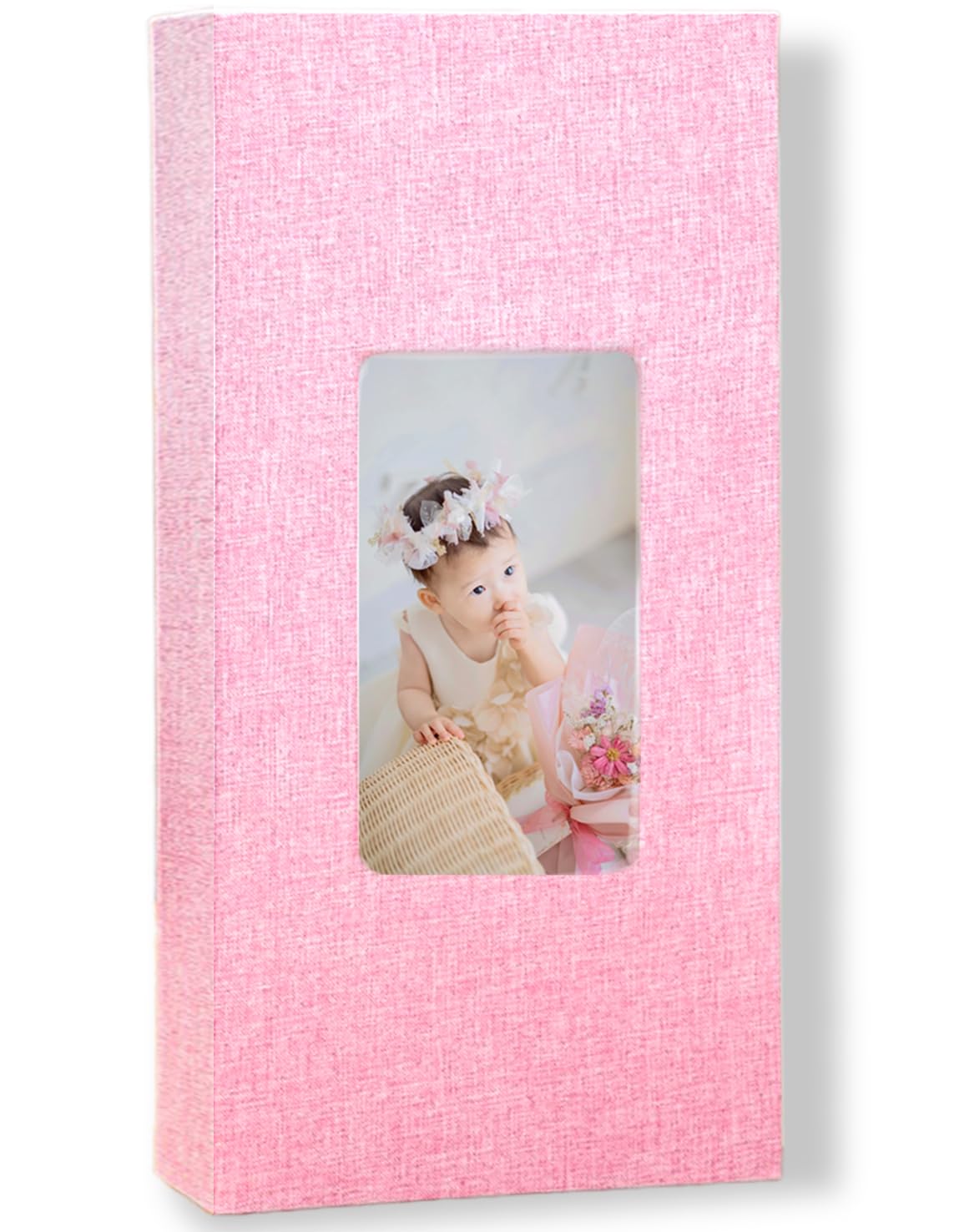 

upFRAME Фото Большой Карман Стильный Карманный Альбом Альбом, Вместимость 300 Фото, Вместимость, КГ, 3 уровня, (1, Розовый) розовый